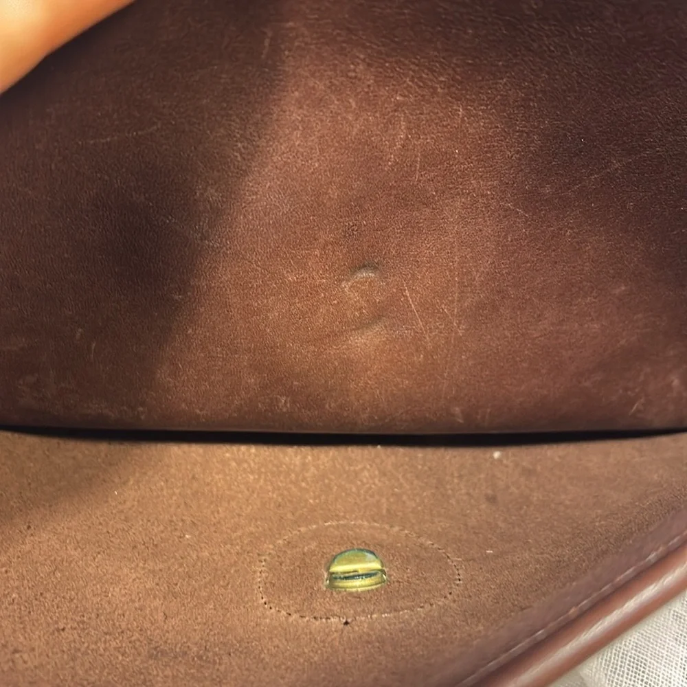 Coach leather vintage high quality satchel pocketbook bag